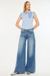 Jocy Mid Rise Super Wide Jeans