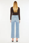 Bethany High Rise 90's Criss Cross Straight Leg Jeans