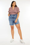 Datrina Ultra High Rise Bermuda Shorts (Plus Size) - Official Kancan USA