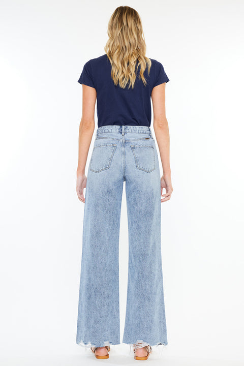 Mercy Ultra High Rise Wide Leg Jeans - Official Kancan USA