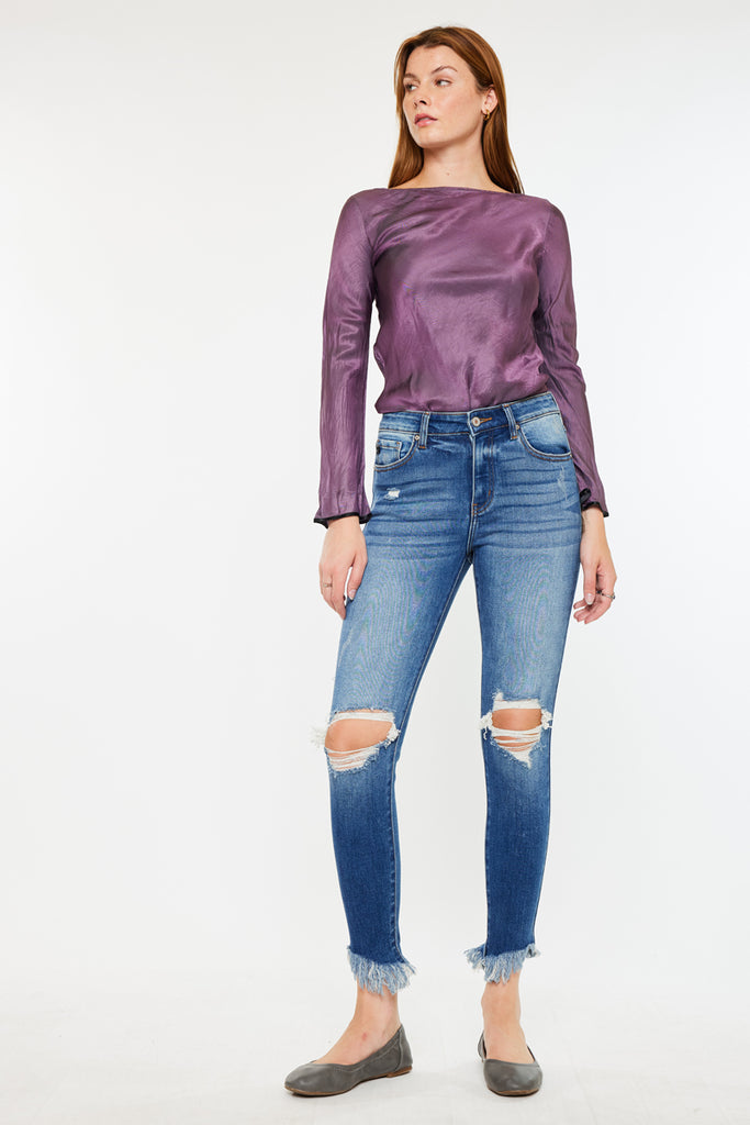 Kirstie High Rise Ankle Skinny Jeans