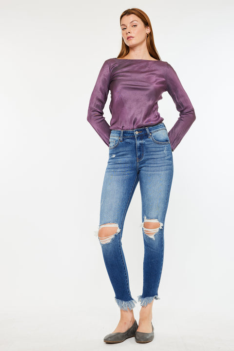 Kirstie High Rise Ankle Skinny Jeans