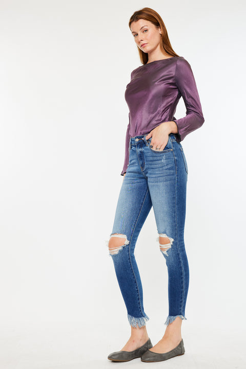 Kirstie High Rise Ankle Skinny Jeans