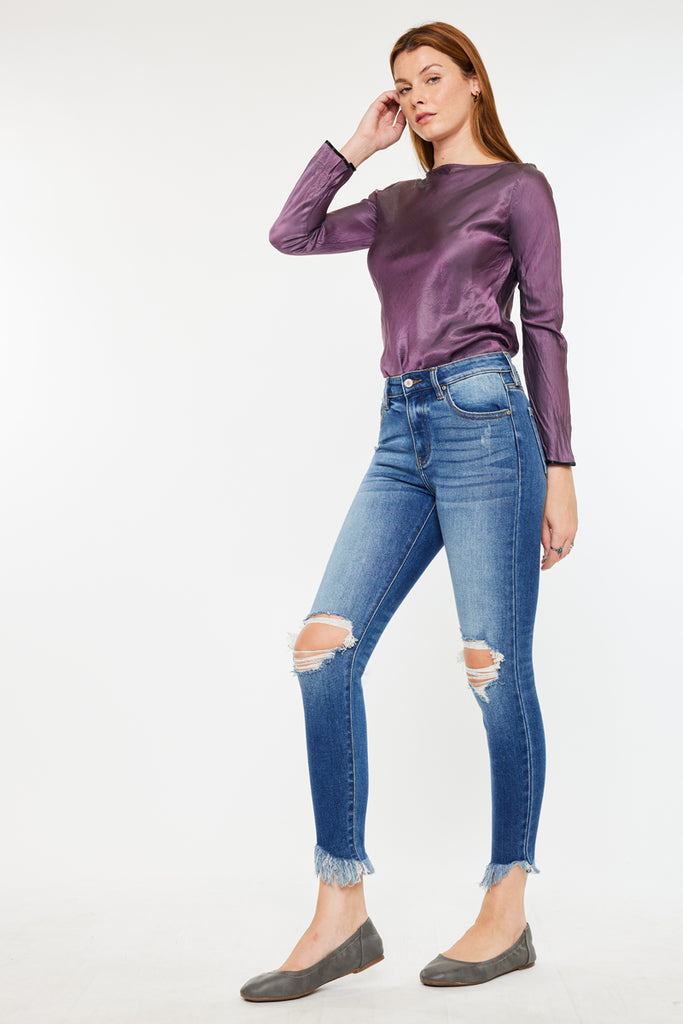 Kirstie High Rise Ankle Skinny Jeans