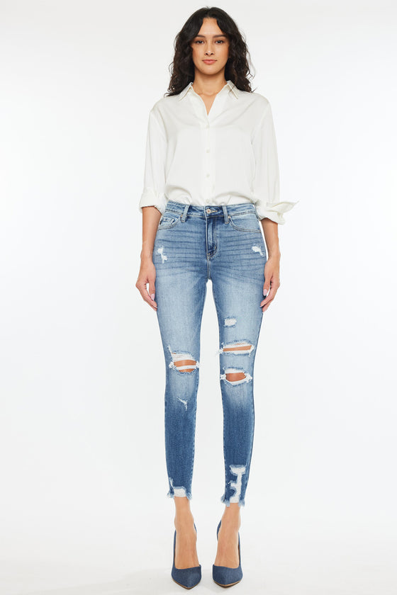 Kaden High Rise Ankle Skinny Jeans