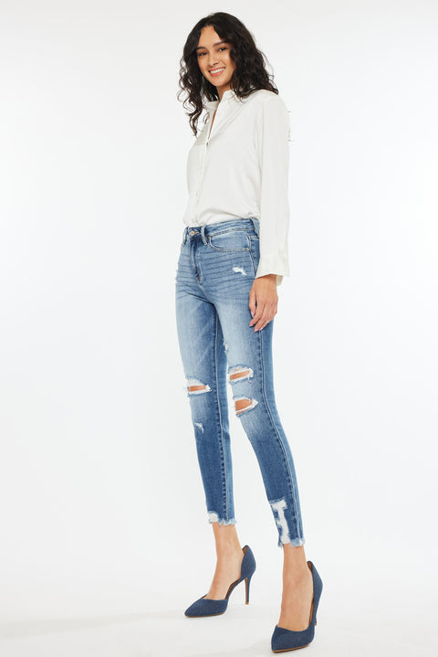 Kaden High Rise Ankle Skinny Jeans