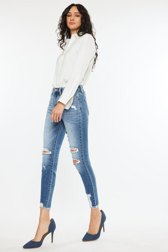 Kaden High Rise Ankle Skinny Jeans