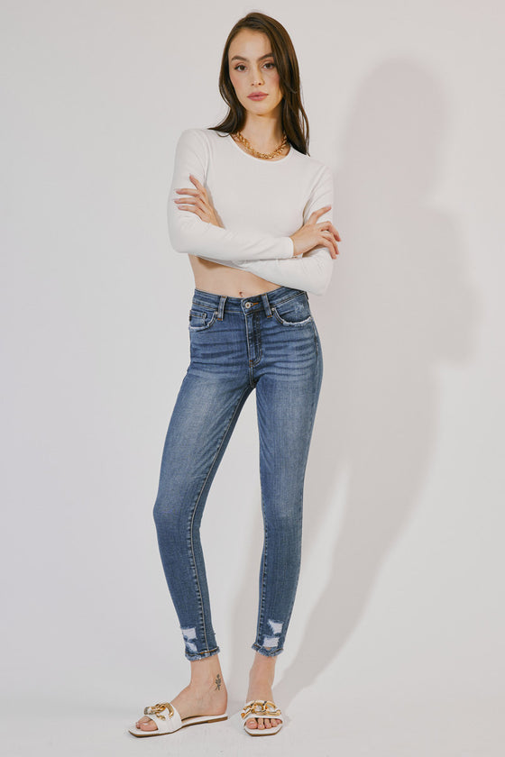 Hailey High Rise Super Skinny Jeans - Official Kancan USA