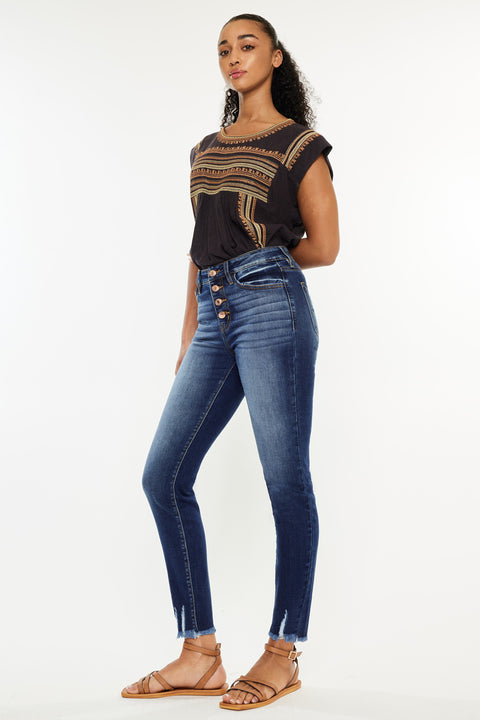 Jenny High Rise Ankle Skinny Jeans - Official Kancan USA