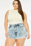 Isabelle Ultra High Rise Mom Shorts (Plus Size)