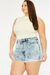 Isabelle Ultra High Rise Mom Shorts (Plus Size)