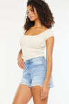 Ivanna Ultra High Rise Mom Shorts