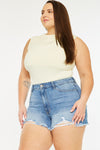 Isabelle Ultra High Rise Mom Shorts (Plus Size)