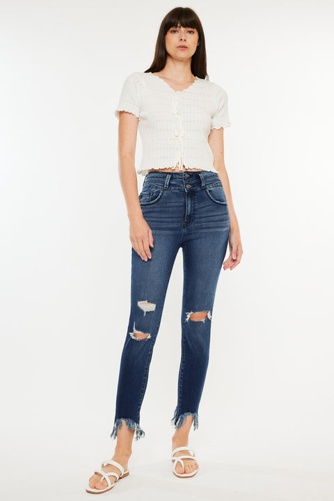 Truly High Rise Ankle Skinny - Official Kancan USA