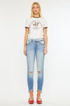 Kitson High Rise Ankle Skinny Jeans