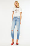 Kitson High Rise Ankle Skinny Jeans