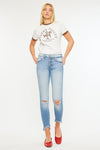 Kitson High Rise Ankle Skinny Jeans