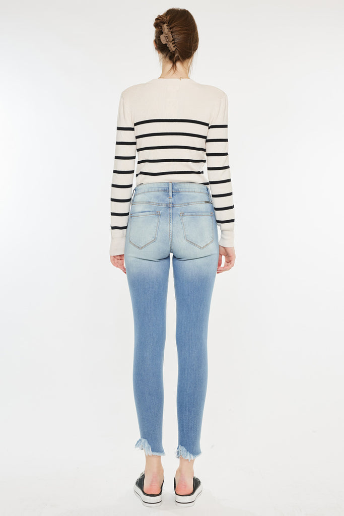 Kitson High Rise Ankle Skinny Jeans - Official Kancan USA