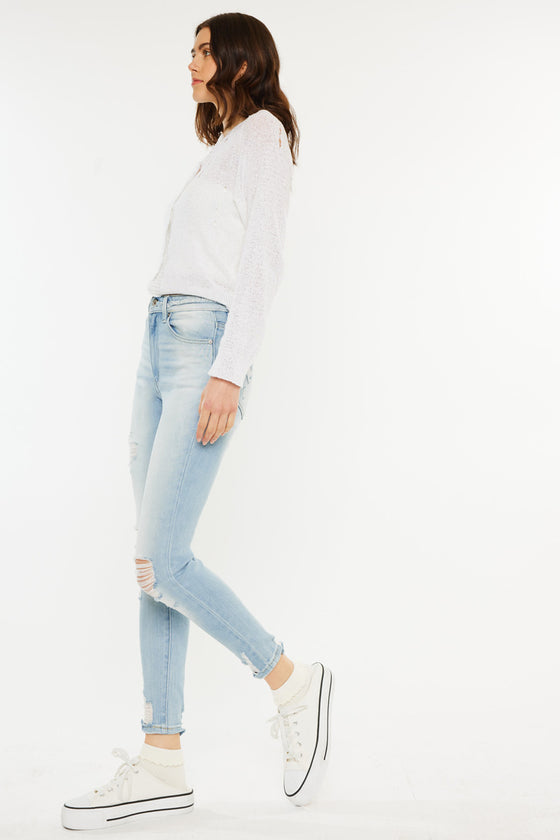 Dakota Ultra High Rise Ankle Skinny Jeans - Official Kancan USA