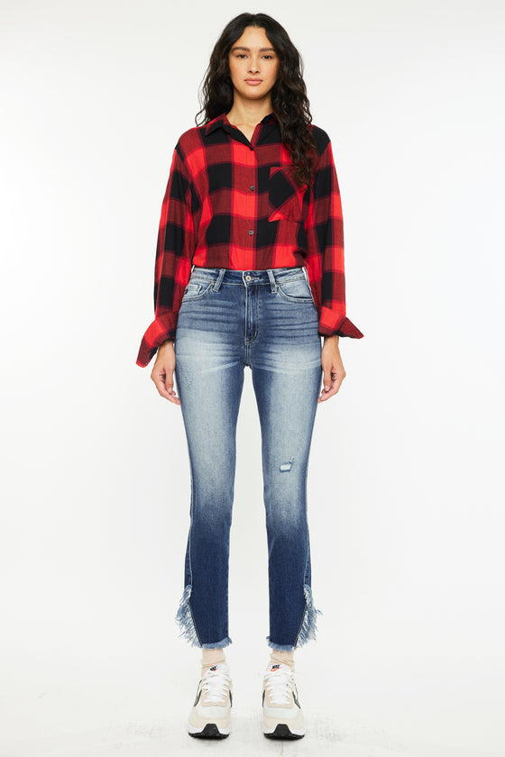 Geneva High Rise Ankle Skinny Jeans