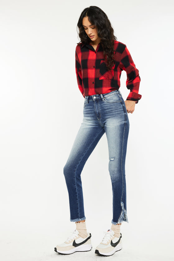 Geneva High Rise Ankle Skinny Jeans