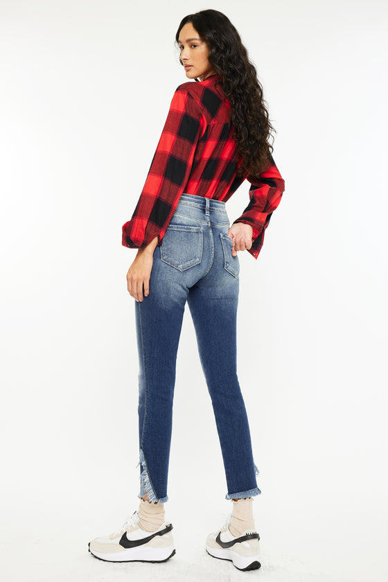 Geneva High Rise Ankle Skinny Jeans