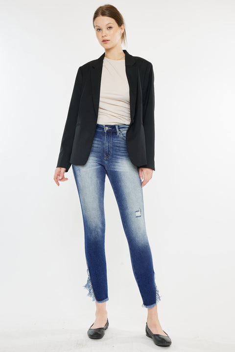 Geneva High Rise Ankle Skinny Jeans - Official Kancan USA