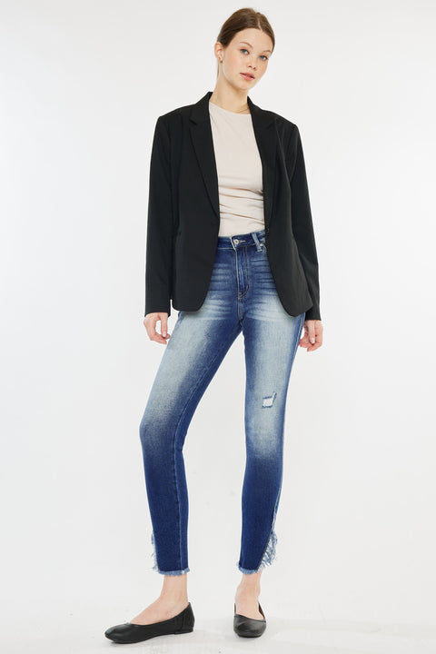 Geneva High Rise Ankle Skinny Jeans - Official Kancan USA