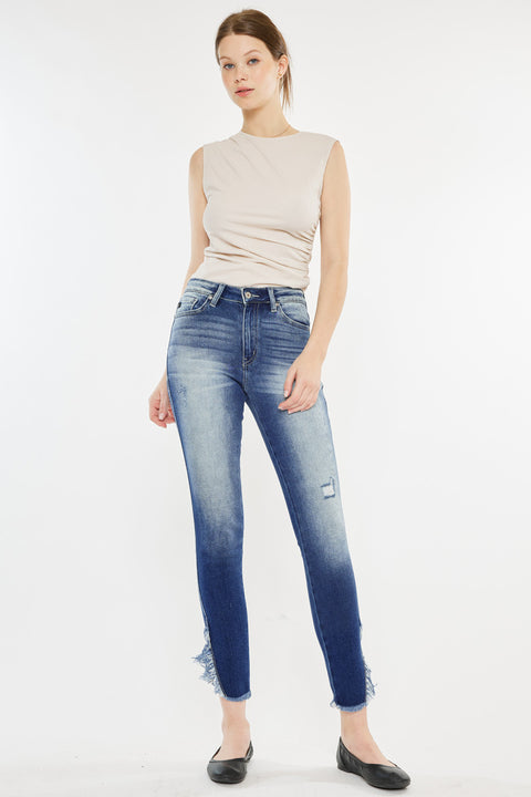 Geneva High Rise Ankle Skinny Jeans - Official Kancan USA