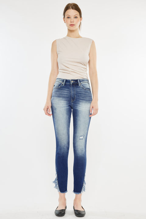 Geneva High Rise Ankle Skinny Jeans - Official Kancan USA