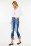 Audrina Mid Rise Ankle Skinny Jeans