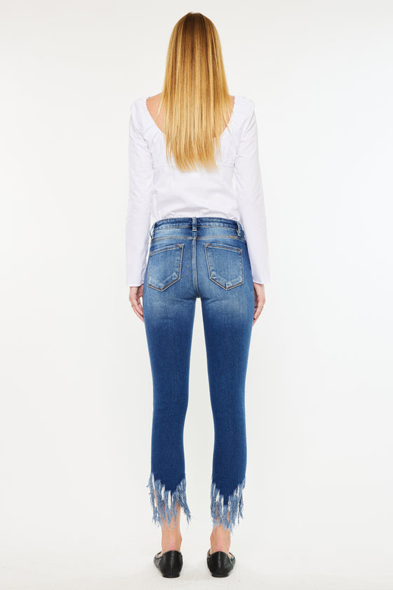 Audrina Mid Rise Ankle Skinny Jeans