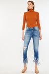 Leslie Mid Rise Ankle Skinny Jeans