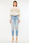 Janine Mid Rise Cropped Skinny Jeans