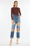 Darel Ultra High Rise Paperbag Mom Jeans