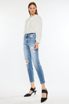 Clemence High Rise Mom Jeans