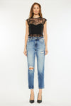 Clemence High Rise Mom Jeans