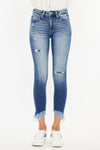 Azaria High Rise Cropped Skinny Jeans - Official Kancan USA