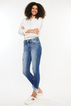 Azaria High Rise Cropped Skinny Jeans - Official Kancan USA