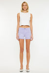 Lilac High Rise Shorts