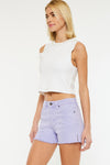 Lilac High Rise Shorts