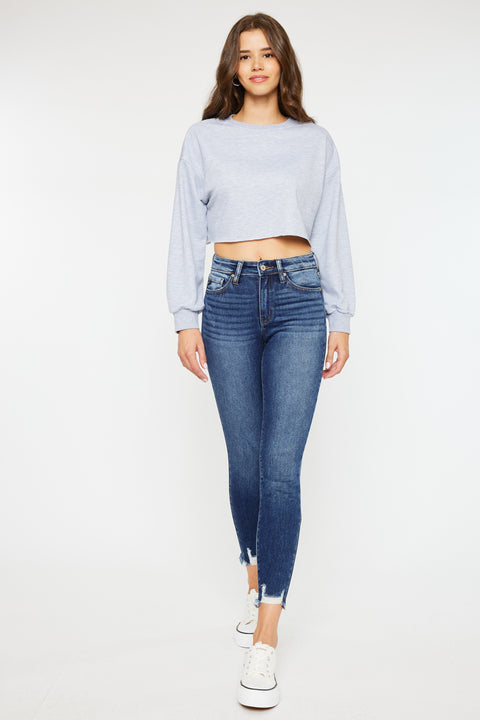 Leo High Rise Ankle Skinny Jeans