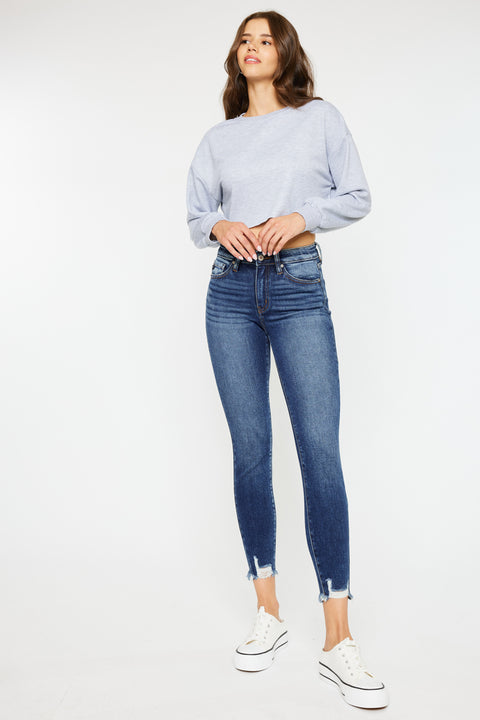 Leo High Rise Ankle Skinny Jeans