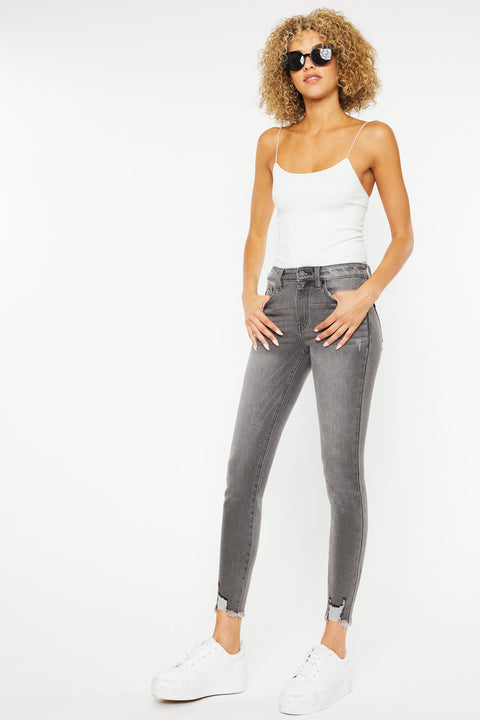 Leo High Rise Ankle Skinny Jeans - Official Kancan USA