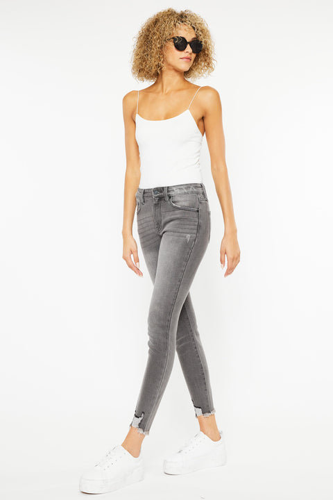 Leo High Rise Ankle Skinny Jeans - Official Kancan USA