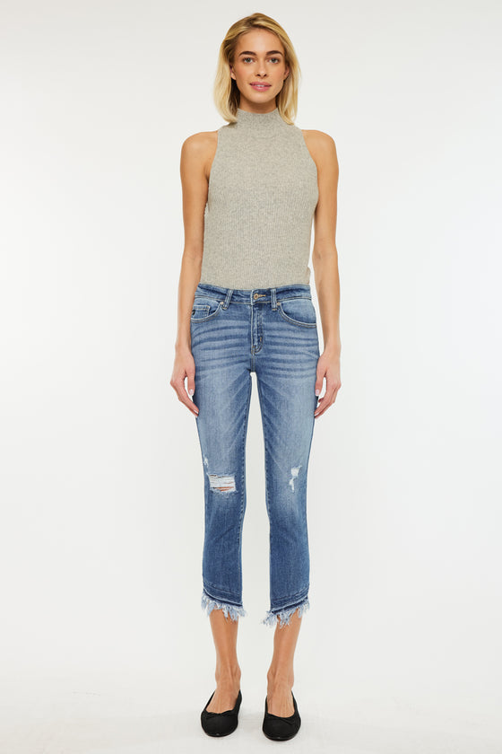 Camila Mid Rise Ankle Skinny Jeans