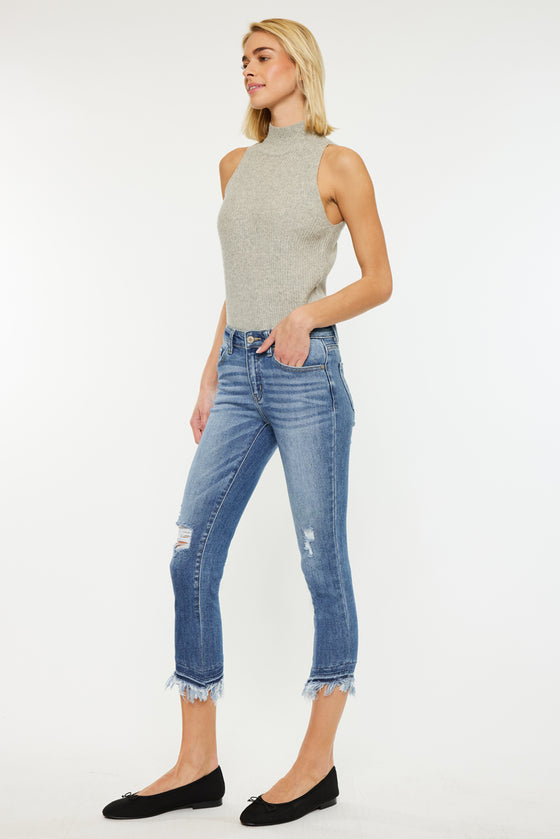 Camila Mid Rise Ankle Skinny Jeans