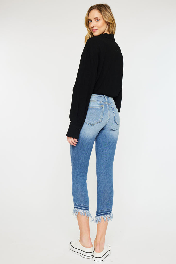 Camila Mid Rise Ankle Skinny Jeans - Official Kancan USA