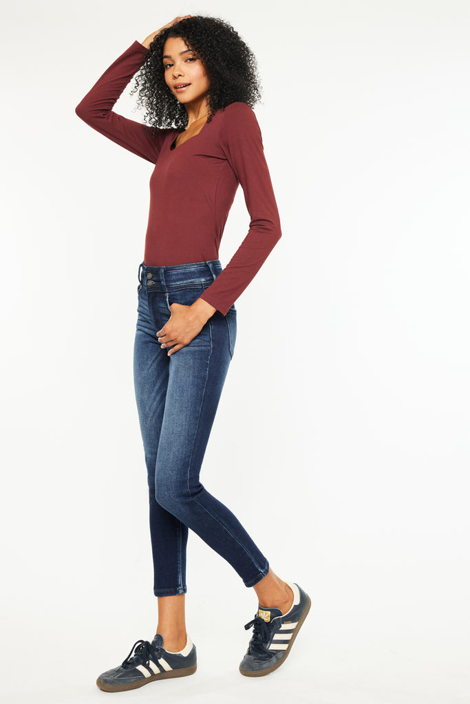 Genelin High Rise Super Skinny Jeans