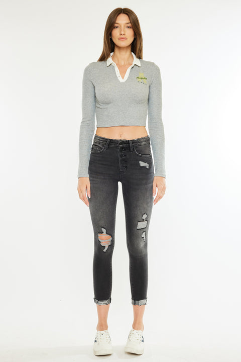 Cassidy High Rise Ankle Skinny Jeans